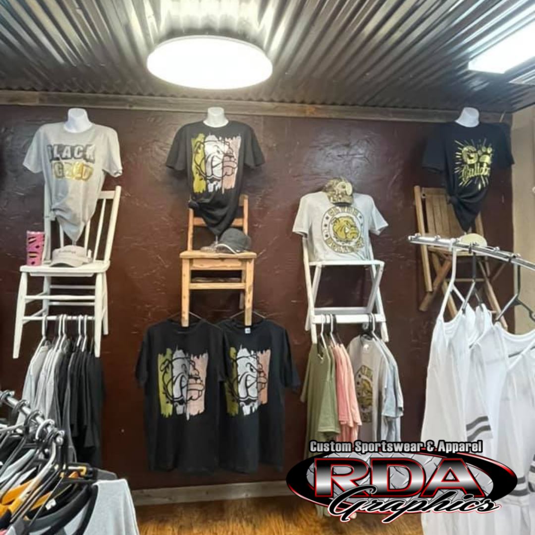 RDA Graphics | Custom Embroidery in Abilene, TX | TX Tees